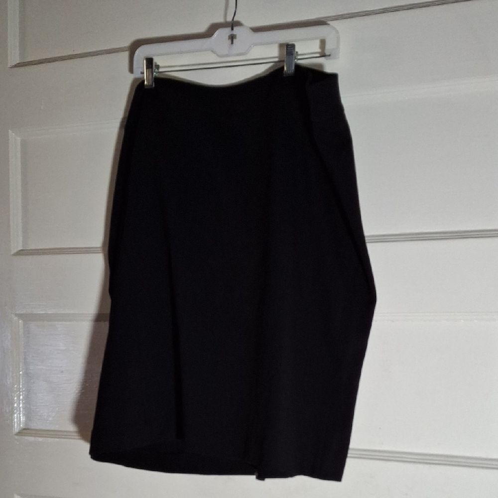 Talbots Classic Black Pencil Skirt (Can228)